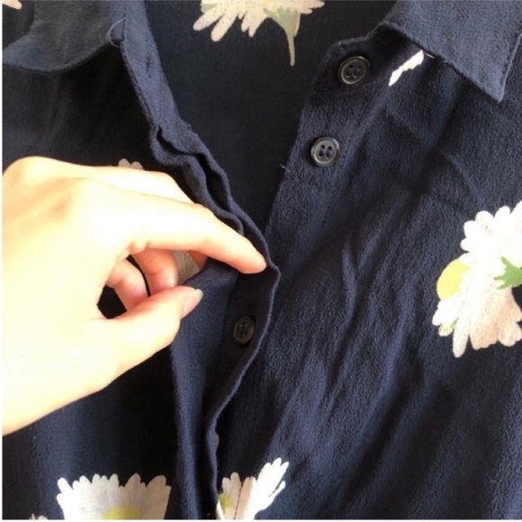 Ganni Silvery Crepe Twist Dress in Total Eclipse - Picture 8 of 11